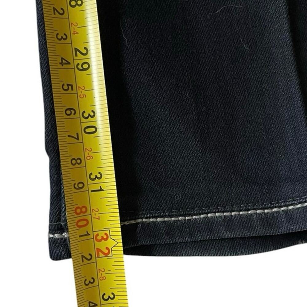 Big Star Liv Stretch Boot Cut Jeans 26L Thick Stitch Bling Pockets - Picture 12 of 12